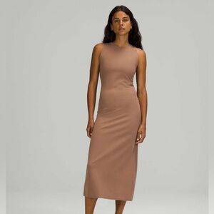 Lululemon All Aligned Midi Dress - Cacao